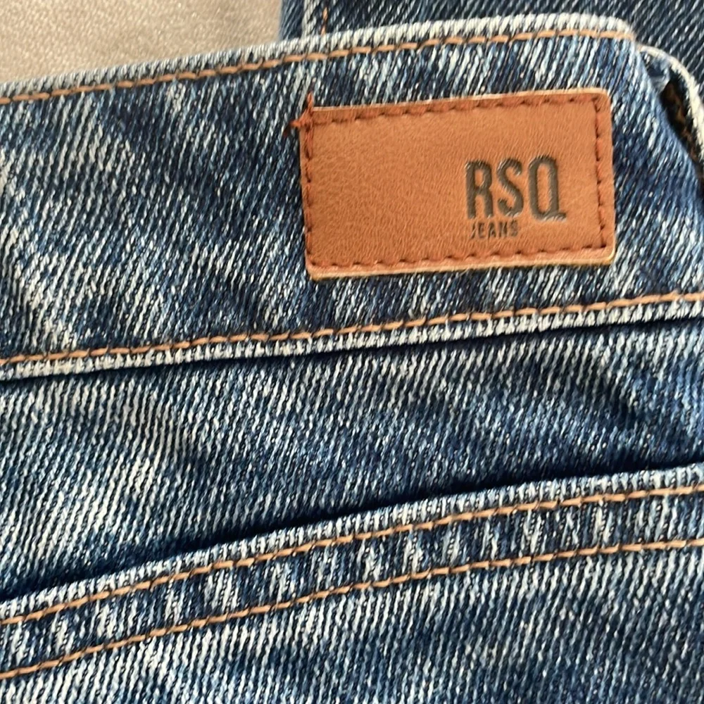 RSQ Baggy Boyfriend Button Fly Blue Jeans‎ Size 26 NWOT